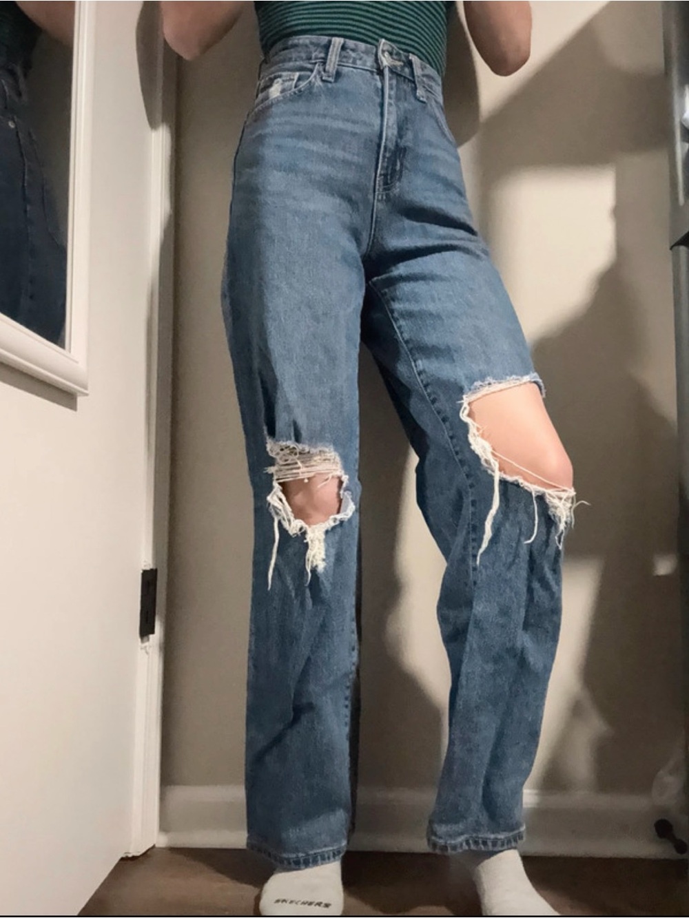 Distressed Highest Baggy Jeans
